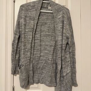 Aritzia Talula Heathered Grey Soft Cardigan